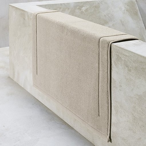 De Witte Lietaer Excellence zandkleurige badmat sand,  in 3 maten, vanaf