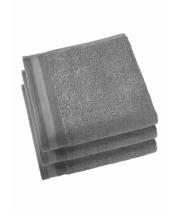 De Witte Lietaer grijze handdoekenlijn Excellence steel grey