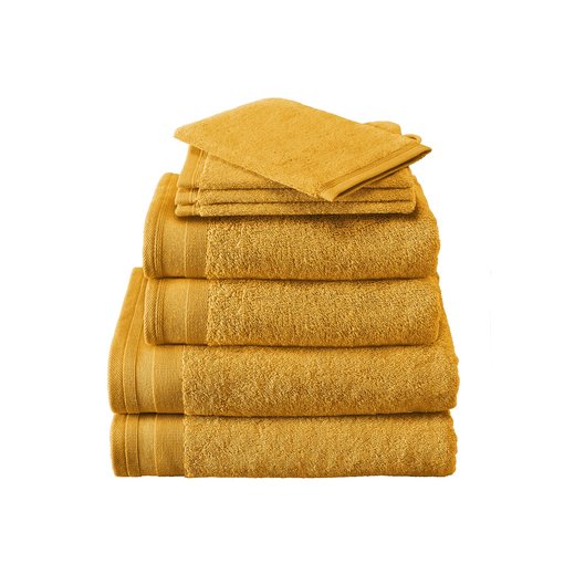 De Witte Lietaer gele handdoekenlijn Excellence oker (ochre)