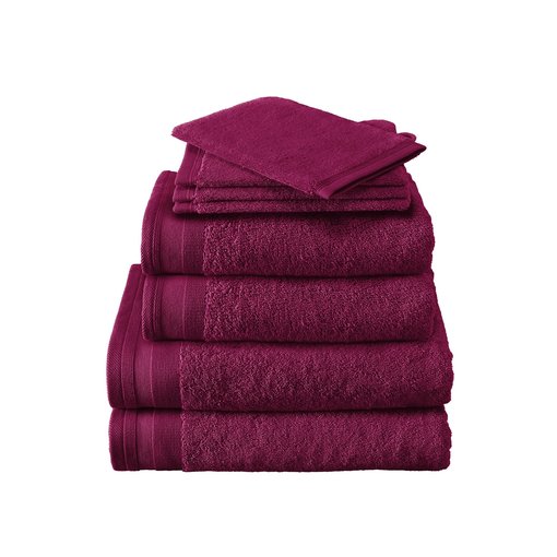 De Witte Lietaer handdoeken Excellence aubergine