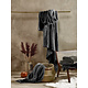 fleece plaid donker grijs (dark ebony) Cosy