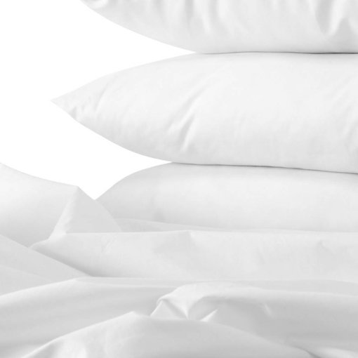 Mirabel Slabbinck effen kussensloop gekamd katoen in verschillende kleuren (percale, 200TC)