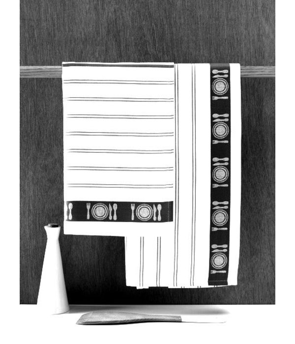 De Witte Lietaer theedoek BML black