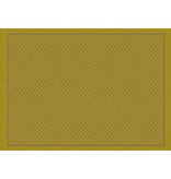 Le Jacquard Français mosterd geel gecoat tafellinnen Osmose pollen