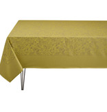 Le Jacquard Français mosterd geel gecoat tafellinnen Osmose pollen