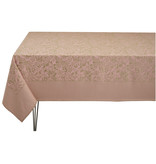 Le Jacquard Français gecoat tafellinnen Osmose aspen / trémière