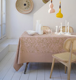 Le Jacquard Français gecoat tafellinnen Osmose aspen / trémière