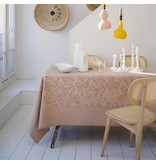 Le Jacquard Français gecoat tafellinnen Osmose aspen / trémière