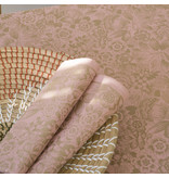 Le Jacquard Français gecoat tafellinnen Osmose aspen / trémière