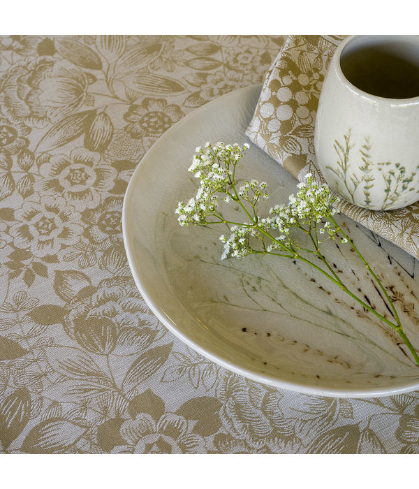 Le Jacquard Français gecoat tafellinnen Osmose cork / liège