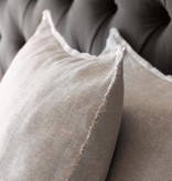 Mirabel Slabbinck Amarela sierkussenhoes en plaid zilver