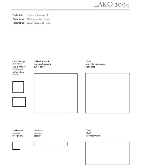Mirabel Slabbinck Lako,  in gekamd katoen kwaliteit, Citrus 200TC