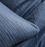 Essix dekbedovertrek hydrofiel Tendresse bleu chine, strijkvrij