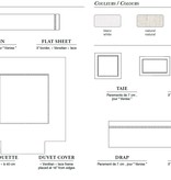 Alexandre Turpault dekbedovertrekset Venise naturel halflinnen, 240x220 cm