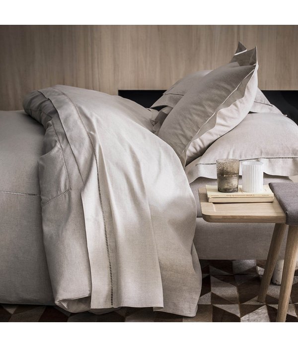 Alexandre Turpault dekbedovertrekset Venise naturel halflinnen, 240x220 cm