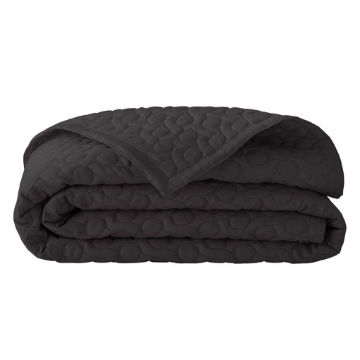 Alexandre Turpault antraciet zwarte plaid, Poesie éclipse / almost black