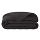 antraciet zwarte plaid, Poesie éclipse / almost black