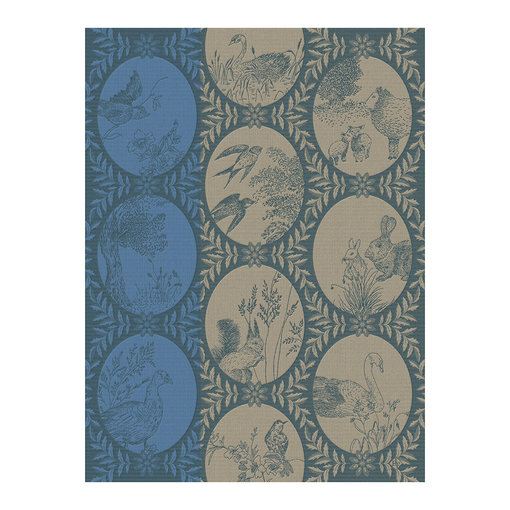 Le Jacquard Français Droogdoek Joséphine blue