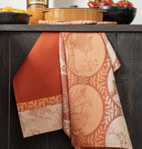 Le Jacquard Français theedoek Joséphine red