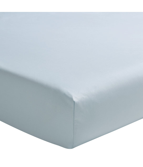 Essix hoeslaken 200TC bleu glacier, matras tot 40 cm hoog