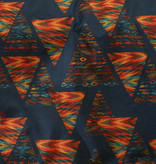 De Witte Lietaer Caspian eclipse blue, flanellen dekbedovertrekset