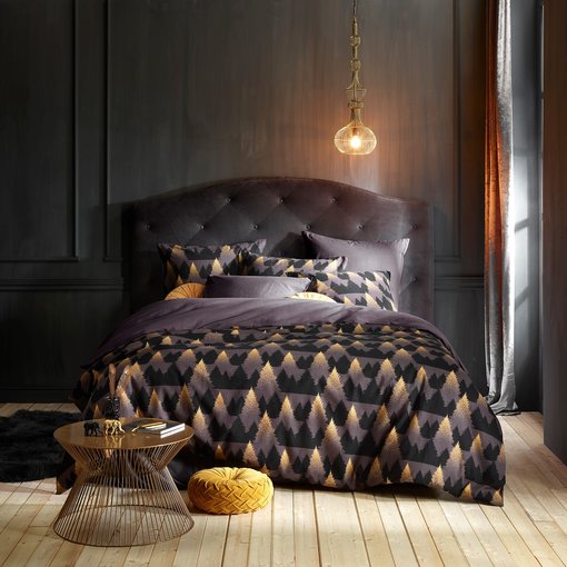 De Witte Lietaer dekbedovertrekset Eve burnt ochre (flanel)