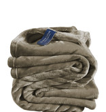 De Witte Lietaer Cosy plaid taupe