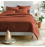 De Witte Lietaer dekbedovertrekset Olivia (uni) caramel 200 TC