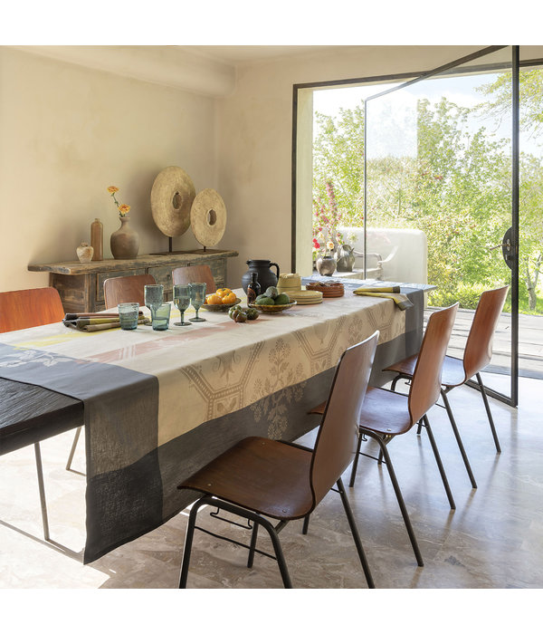 Le Jacquard Français Hacienda beige tafelinnen