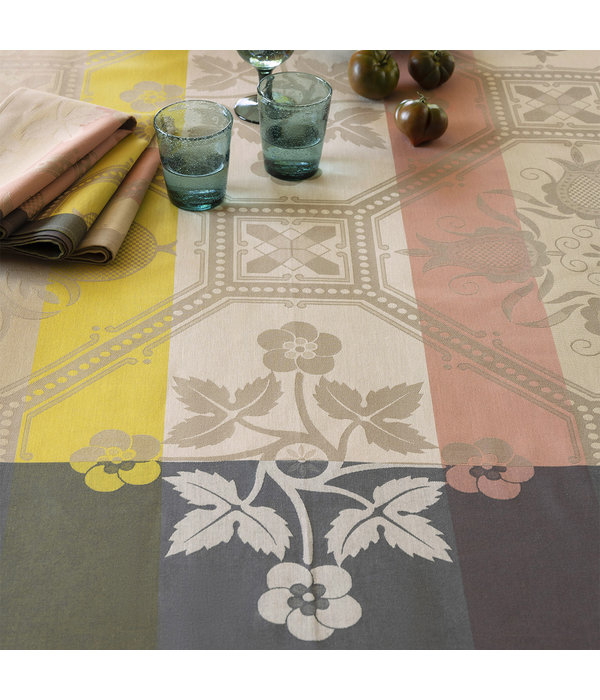 Le Jacquard Français Hacienda beige tafelinnen