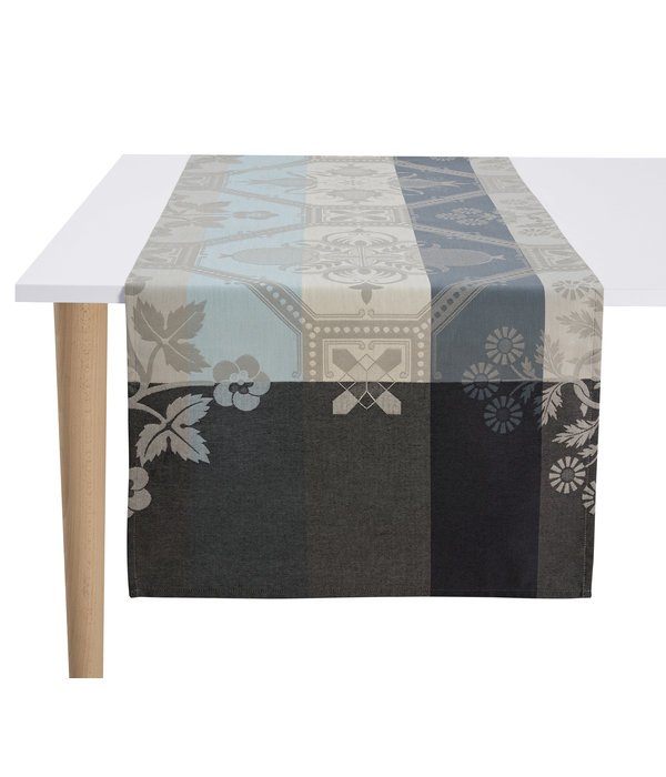 Le Jacquard Français Hacienda blue tafellaken 175x175 cm