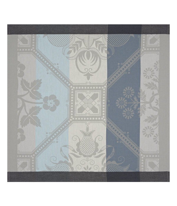 Le Jacquard Français Hacienda blue tafellaken 175x175 cm