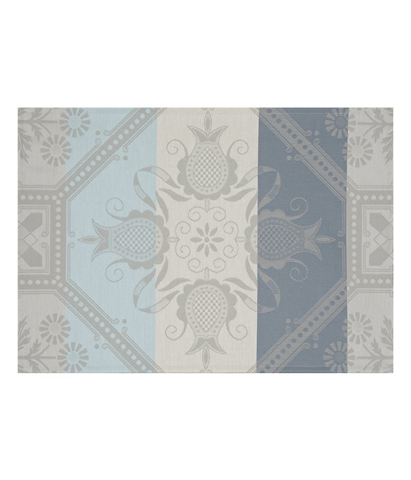 Le Jacquard Français Hacienda blue tafellaken 175x175 cm