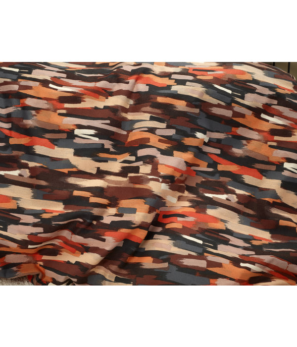 De Witte Lietaer Rothko orange rust, flanellen dekbedovertrekset