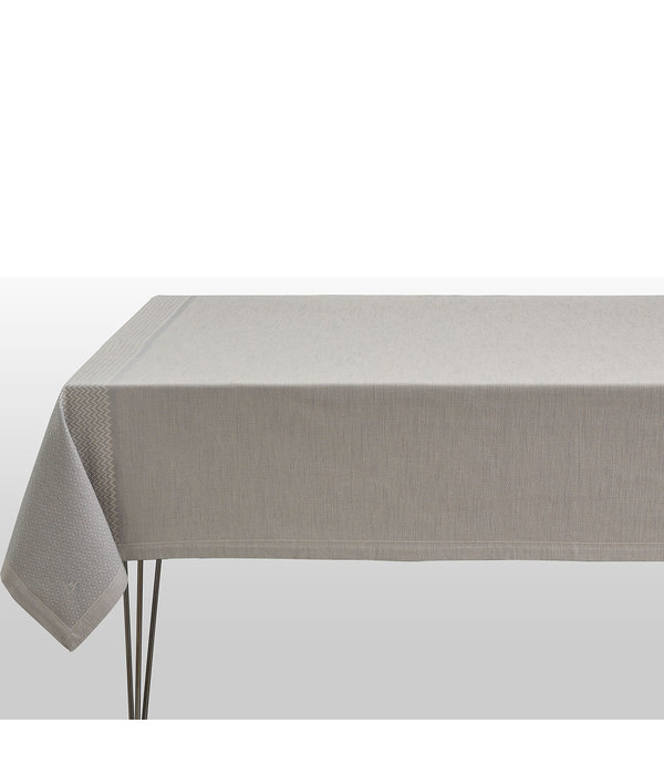 Le Jacquard Français tafellaken Slow life metal 150x220 cm