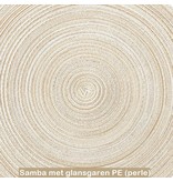 Pichler Samba placemat rond met glansgaren