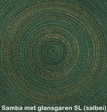 Pichler Samba placemat rond met glansgaren