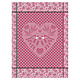 Droogdoek Amour pink