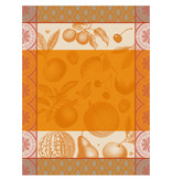 Le Jacquard Français theedoek Arrière-Pay melon/orange