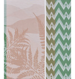 Le Jacquard Français theedoek La Vie en Vosges pink