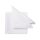 uni (effen) servetten Solid, wit (brillantweiβ,BW)