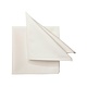 uni (effen) servetten Solid, perle / roomwit (PE)