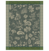 Le Jacquard Français theedoek Dans les bois Tableau green