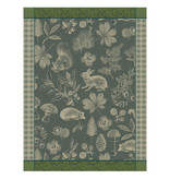 Le Jacquard Français theedoek Dans les bois Tableau green
