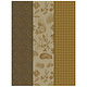 theedoek Dans les bois Tryptique yellow