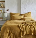 Essix dekbedovertrek hydrofiel Tendresse camel, strijkvrij