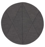 Le Jacquard Français Club Losanges meandres (grey) placemats