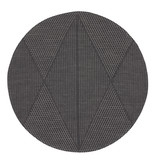 Le Jacquard Français Club Losanges meandres (grey) placemats