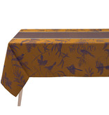 Le Jacquard Français Tafellinnen Volière blue orange