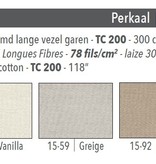 Mirabel Slabbinck hoeslaken 26-30 cm hoog, crispy 100% gekamd katoen, rondom elastiek (Citrus)